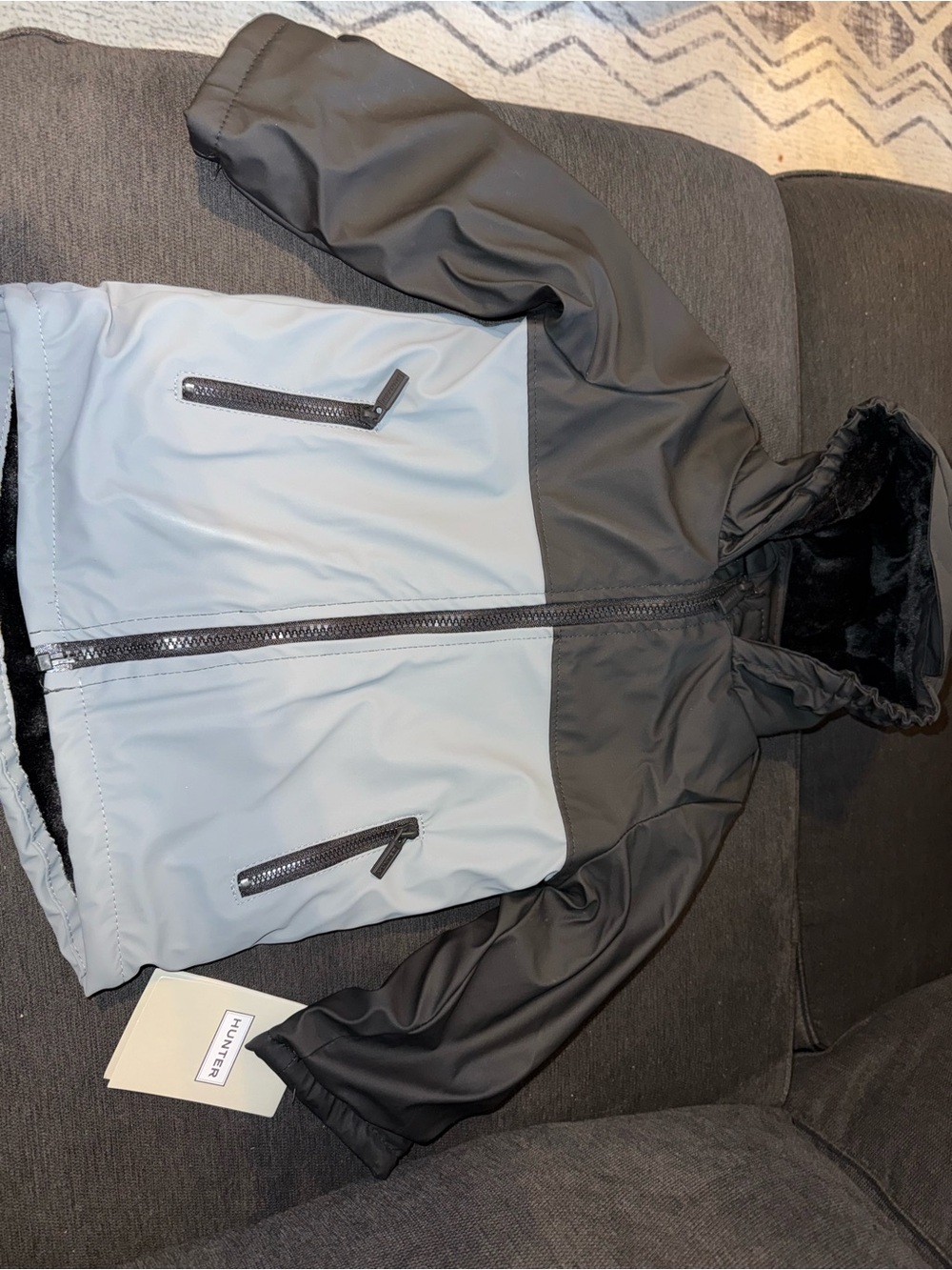 Hunter kids Hooded Raincoat-NWT